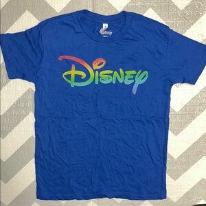 Disney Blue Short Sleeve Tee youth large